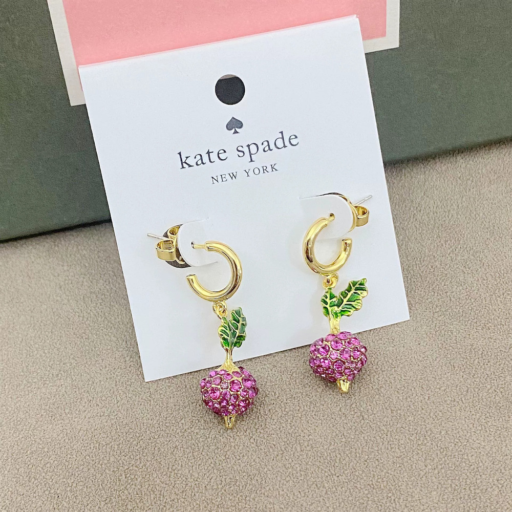 kate spade Vegetable Carrot Earrings with Rhinestone